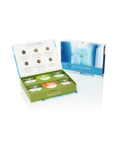 Palais Des Thes Teas For The Office Gift Box Set, 36 Piece In Blue