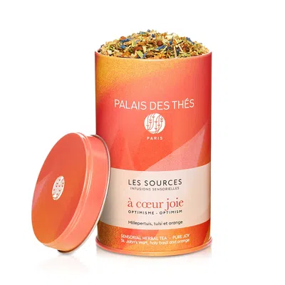 Palais Des Thes Les Sources Pure Joy, Optimism Organic Sensorial Herbal Tea, 3.5 Oz. In Red