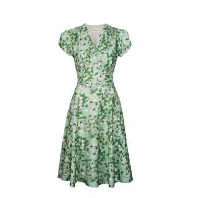 Palava Women's Rita - Green Apple Blossom Dress