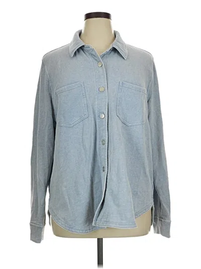 Pre-owned Pale Sky Denim Jacket In Blue