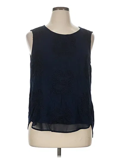 Pre-owned Pale Sky Sleeveless Blouse In Blue