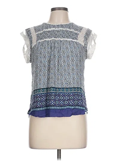 Pre-owned Pale Sky Sleeveless Blouse In Blue