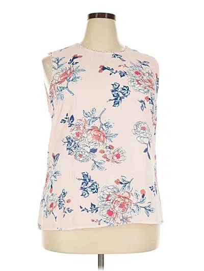 Pale Sky Sleeveless Blouse In Pink