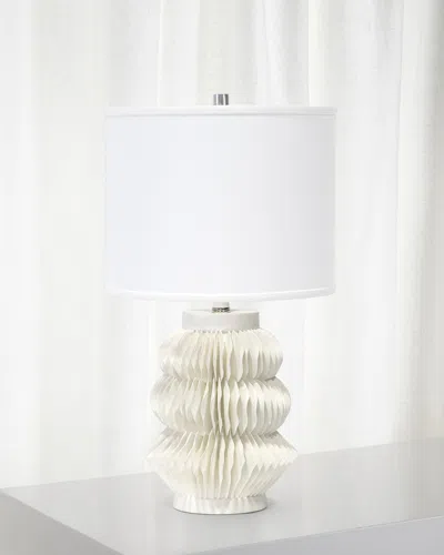 Palecek Antilles Porcelain Table Lamp In Neutral