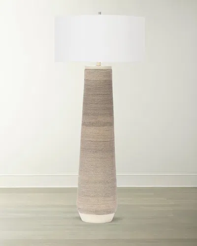 Palecek Aviana Rope Floor Lamp In Neutral