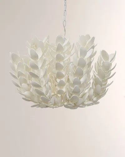 Palecek Coco Magnolia Hanging Pendant In Neutral