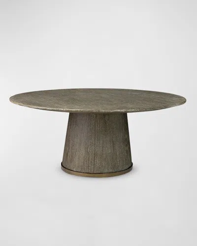 Palecek Conrad Dining Table In Gray