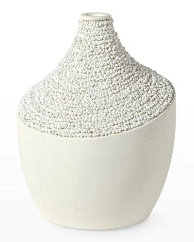 Palecek Gemma Small Vase In White