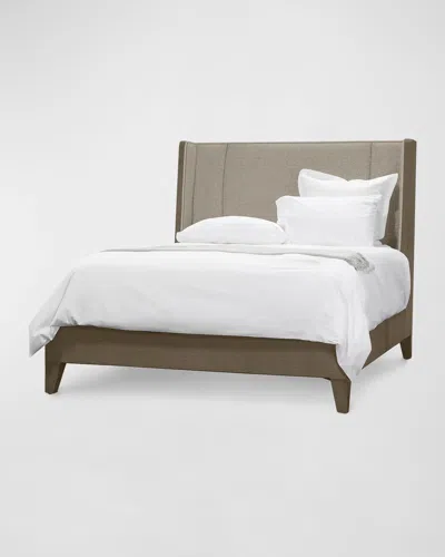 Palecek Gentry King Bed In Mushroom