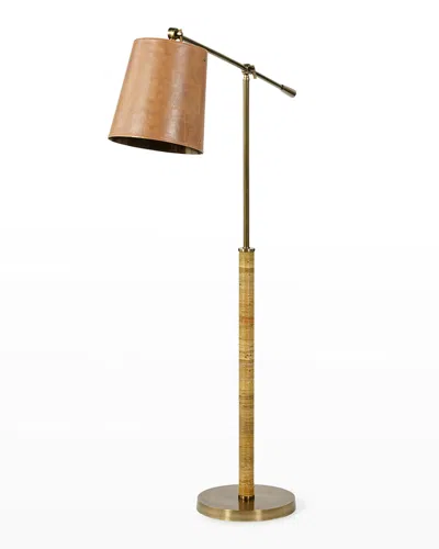 Palecek Hendrick Floor Lamp In Brown