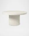 Palecek Largo Outdoor Dining Table In White