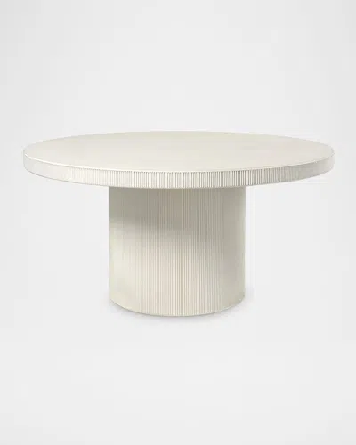 Palecek Largo Outdoor Dining Table In White