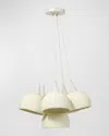 Palecek Madeline Cluster Chandelier - 31.3" In White