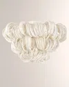 Palecek Monroe Semi Flush Mount In Soft White