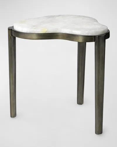 Palecek Sylvan Side Table, 20" In White