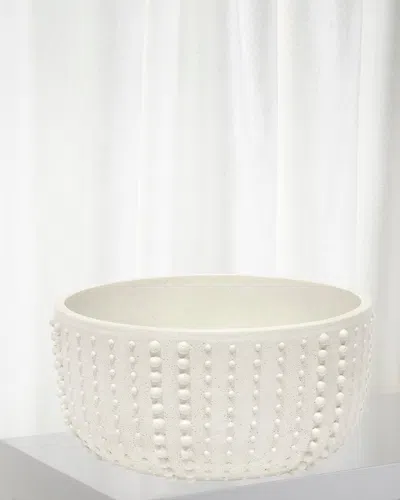 Palecek Urchin Bowl In White