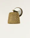 Palecek Winslow Sconce In Marble/ Brass