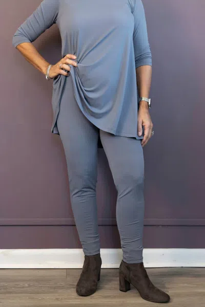 Palette Basics Leggings - Plus Size In Grey