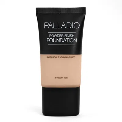 Palladio Beauty Powder Finish Liquid Foundation - Honey In Brown