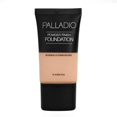 Palladio Beauty Powder Finish Liquid Foundation - Sandy Beige