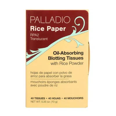 Palladio Beauty Rice Paper Blotting Sheets - Translucent In Transparent