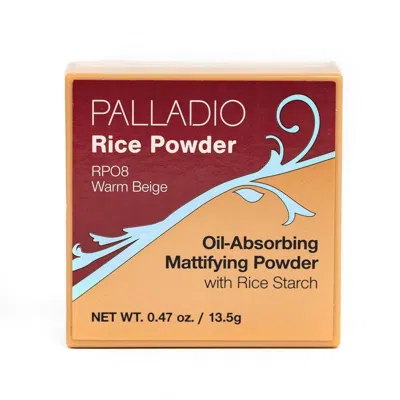 Palladio Beauty Rice Powder Setting Powder - Warm Beige In Brown