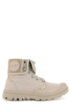Palladium 'baggy' Canvas Boot In Sahara/safari