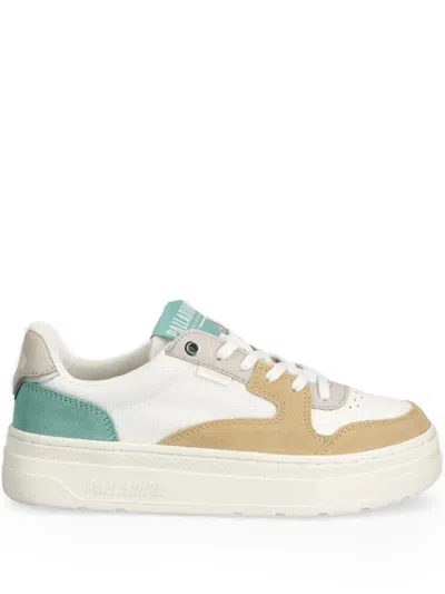 Palladium Leather Panelled Low-tops Sneakers In White