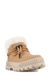 Palladium Pallashock Lo Hiver Water Repellent Faux Fur Boot In Multi