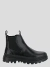 Palladium Woman Ankle Boots Black Size 7 Leather In Black