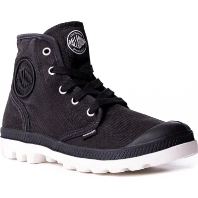 Palladium Pampa Hi Bootie In Black/marshmallow