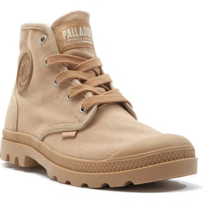 Palladium Pampa Hi Bootie In Chai Tan