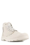 Palladium Pampa Hi Canvas Boot In Natural Grey