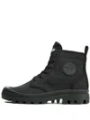 Palladium Pampa Lace-up Boots In Black
