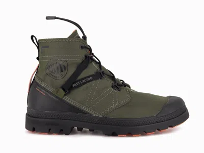 Palladium Pampa Travel Lite+wp Unisex Sneakers In Green