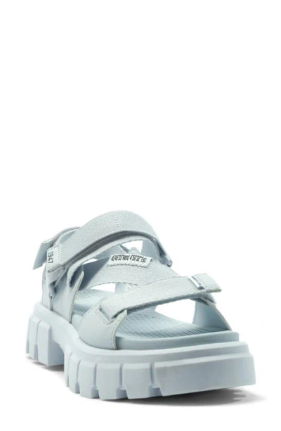 Palladium Revolt Mono Platform Sandal In Blue Art