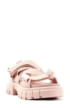 Palladium Revolt Mono Platform Sandal In Rose Smoke