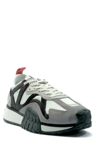 Palladium Troop Runner Outcity Sneaker In Star White Mix