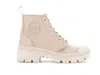 Palladium Pallabase Leather Bootie In Beige