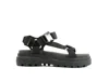 Palladium Pallacruise Platform Sandal In Black/black