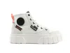 Palladium Pallatower High Top Platform Sneaker In White