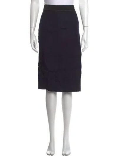 Pre-owned Pallas Knee-length Skirt In Blue