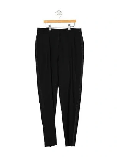 Pre-owned Pallas Straight Leg Pants In Black