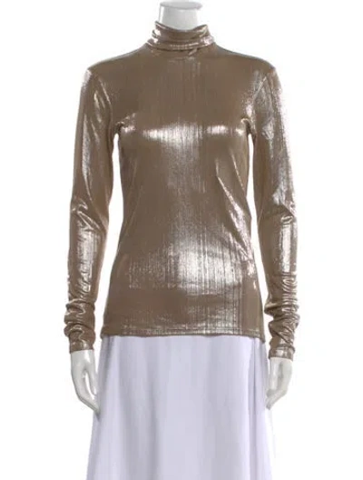 Pre-owned Pallas Turtleneck Long Sleeve Top