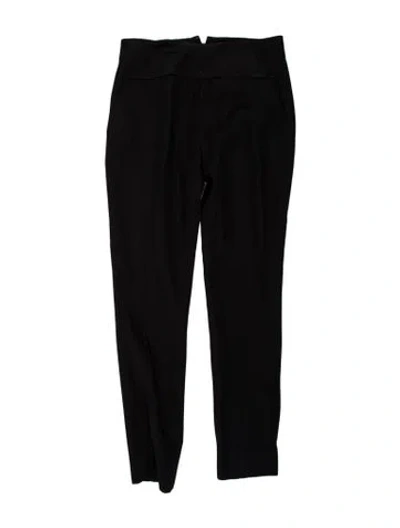 Pre-owned Pallas Wool Skinny Leg Pants In Black