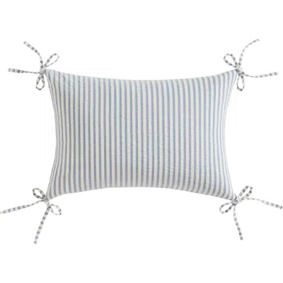 Palm Aire Seersucker Bow Pillow In Multi