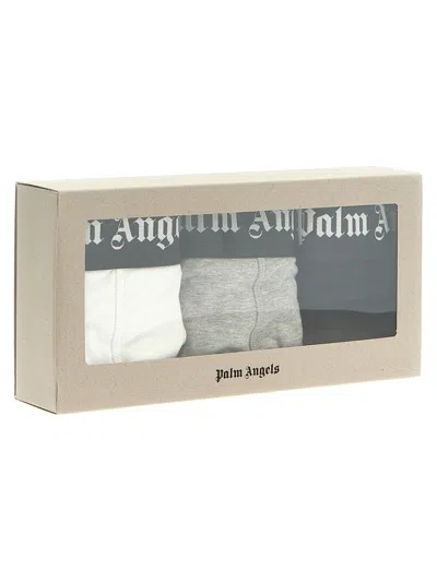 PALM ANGELS PALM ANGELS 3-PACK LOGO BOXERS