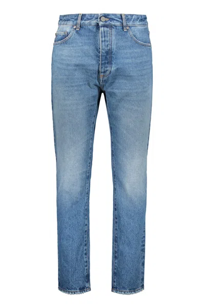 Palm Angels 5-pocket Jeans In Denim