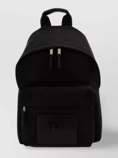 Palm Angels 'adjustable Straps' Top Handle Backpack In Black