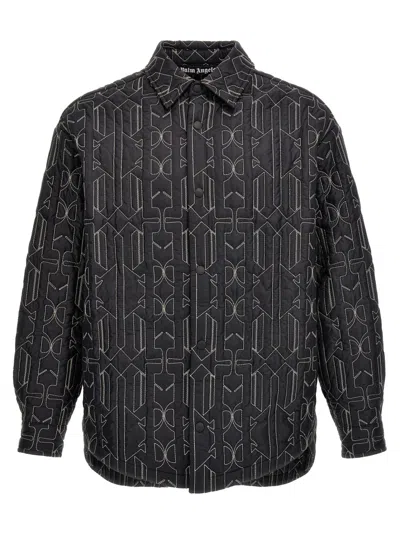 PALM ANGELS PALM ANGELS ALL MONOGRAM QUILTED DOVER JACKET